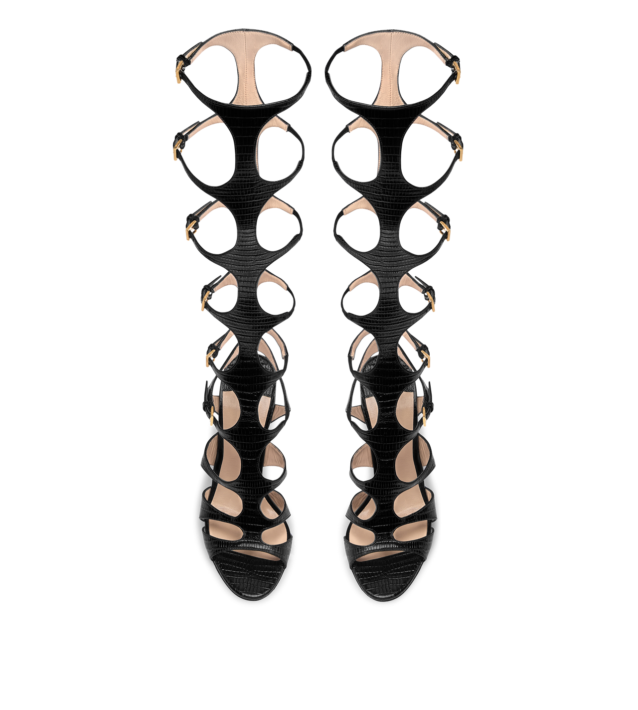 PRINTED TEJUS PARADIS KNEE-HIGH SANDAL image number 3