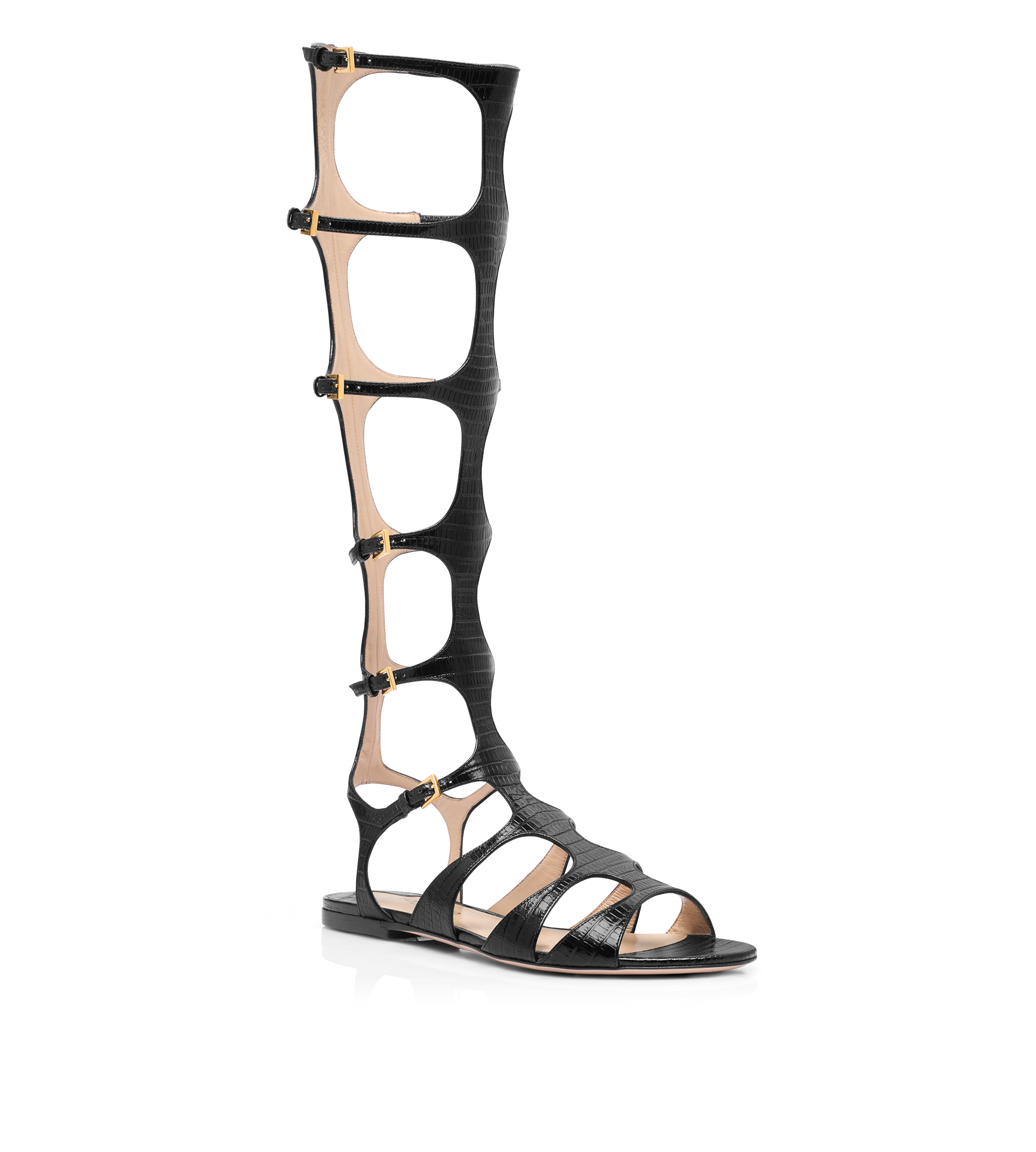 PRINTED TEJUS PARADIS KNEE-HIGH SANDAL