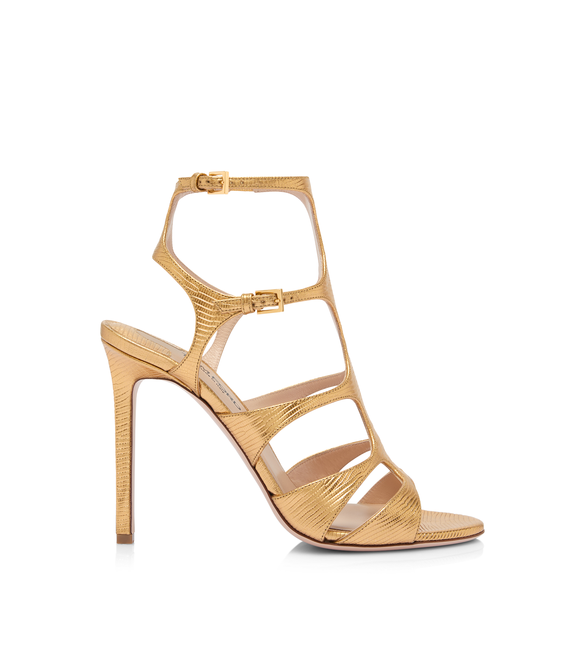LAMINATED PRINTED LIZARD PARADIS SANDAL