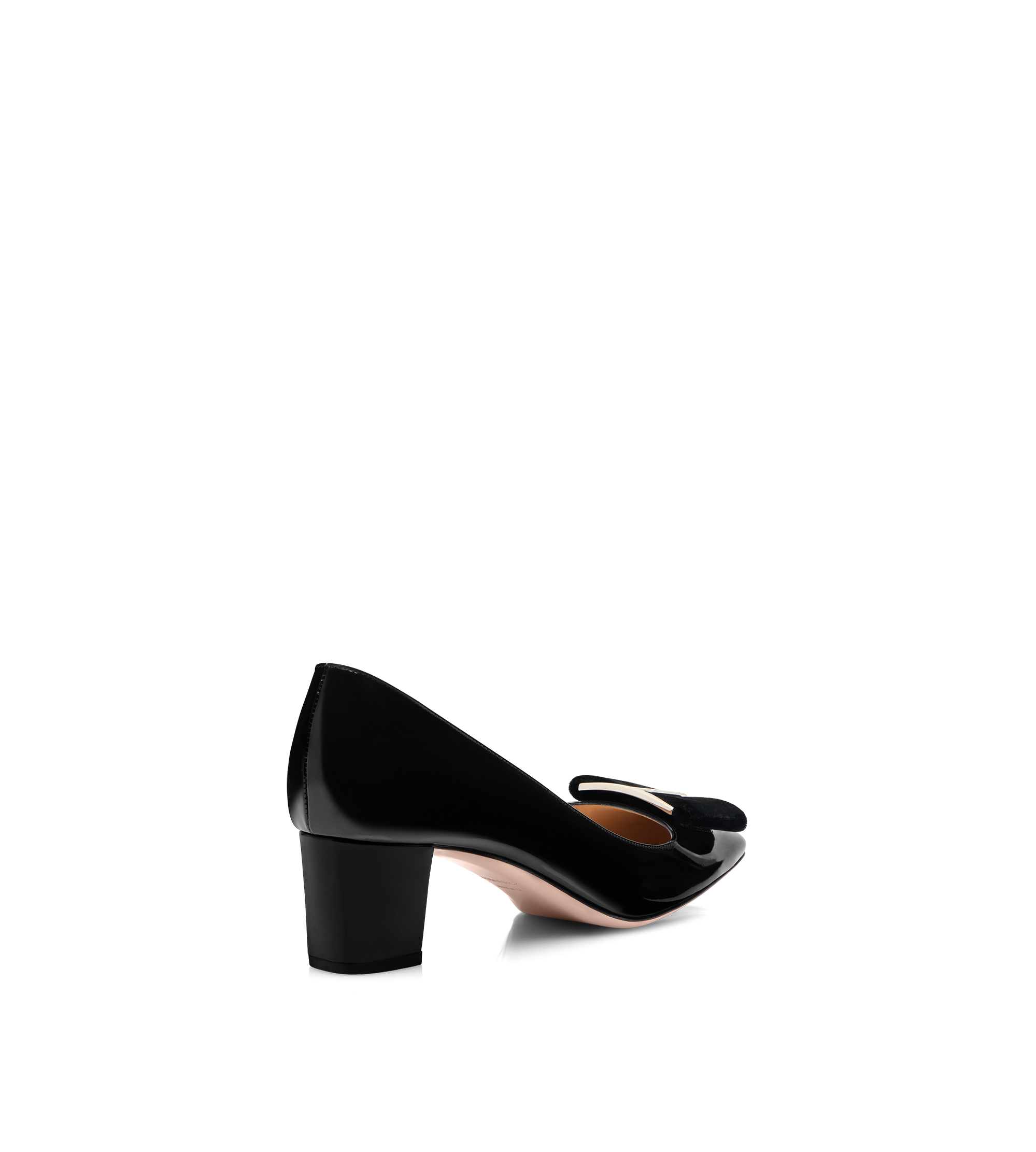 PATENT LEATHER AND VELVET AUDREY PUMP | Tom Ford Fashion