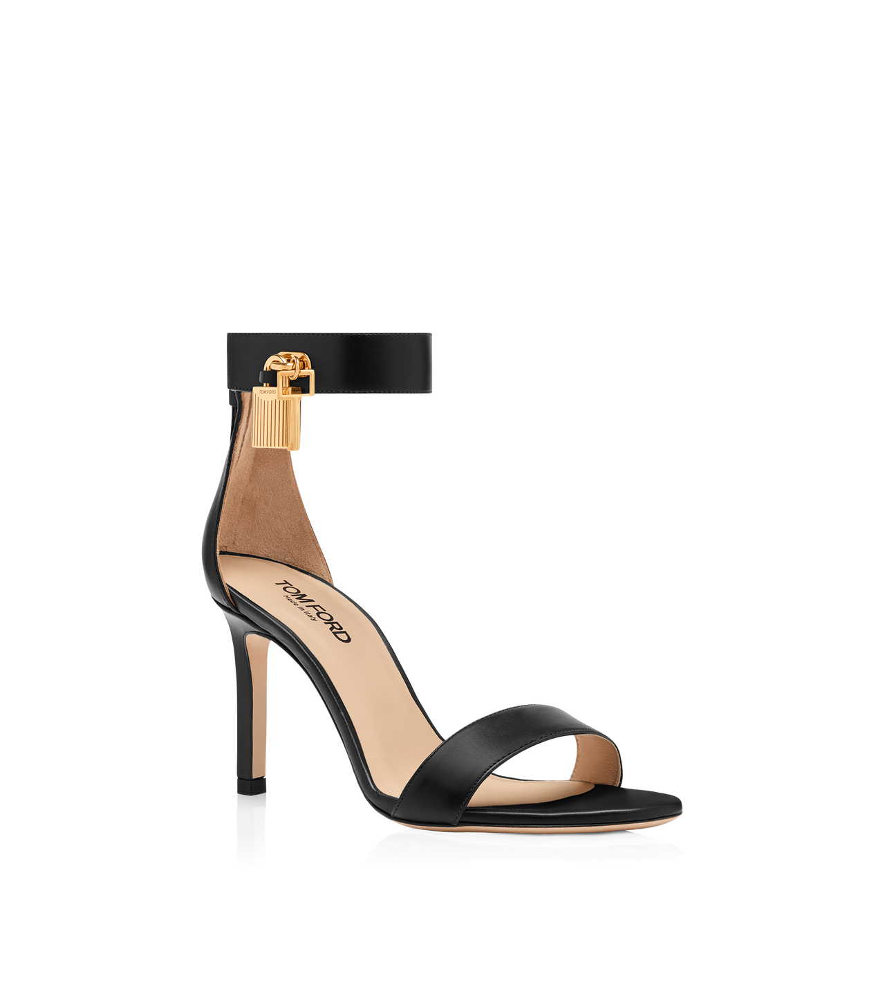 LEATHER PADLOCK SANDAL image number 1