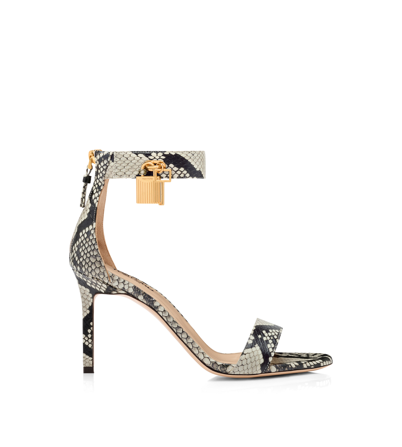 PRINTED PYTHON PADLOCK SANDAL image number 0
