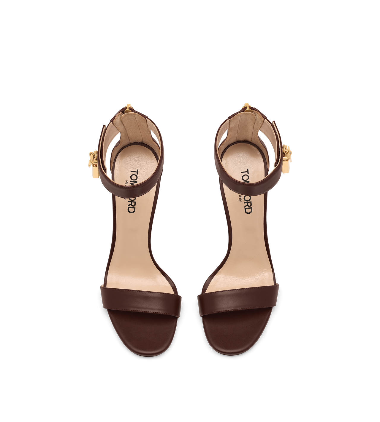 LEATHER PADLOCK SANDAL image number 3