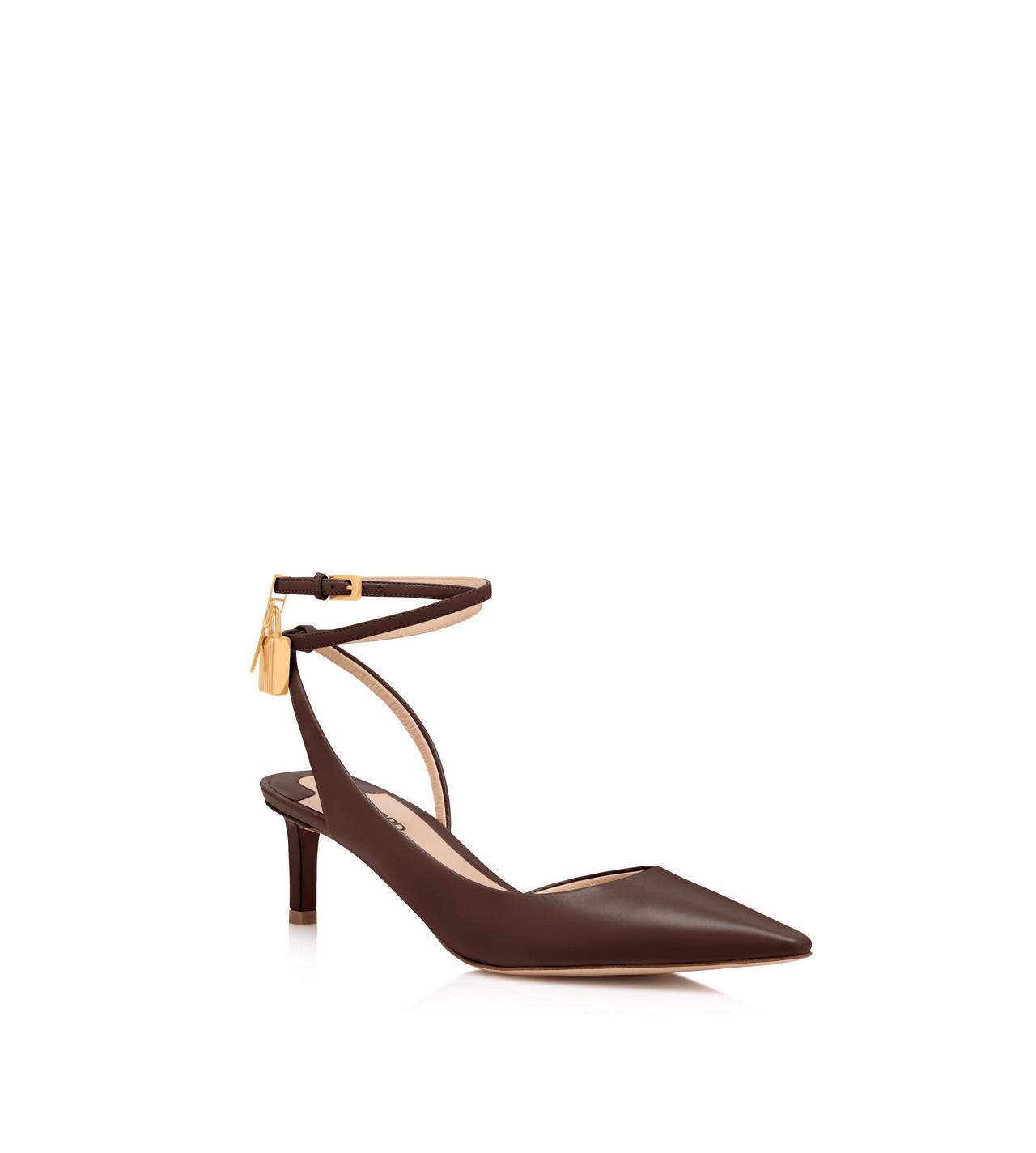 LEATHER PADLOCK SLINGBACK image number 1