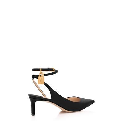 LEATHER PADLOCK SLINGBACK image number 2