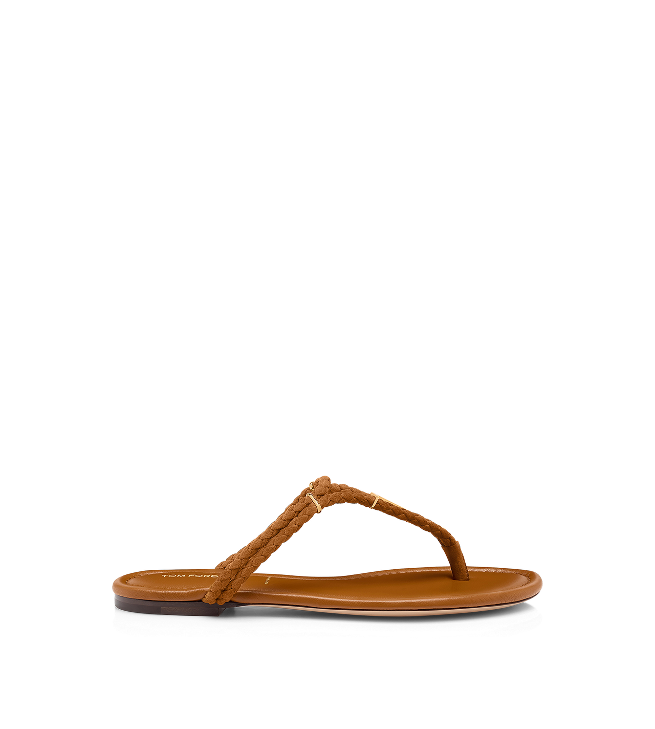WOVEN SUEDE LILY THONG SANDAL image number 0