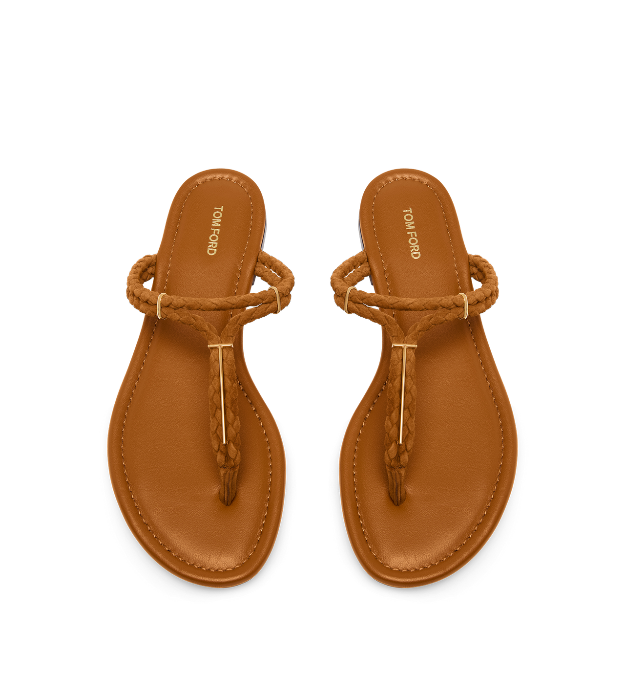 WOVEN SUEDE LILY THONG SANDAL image number 3