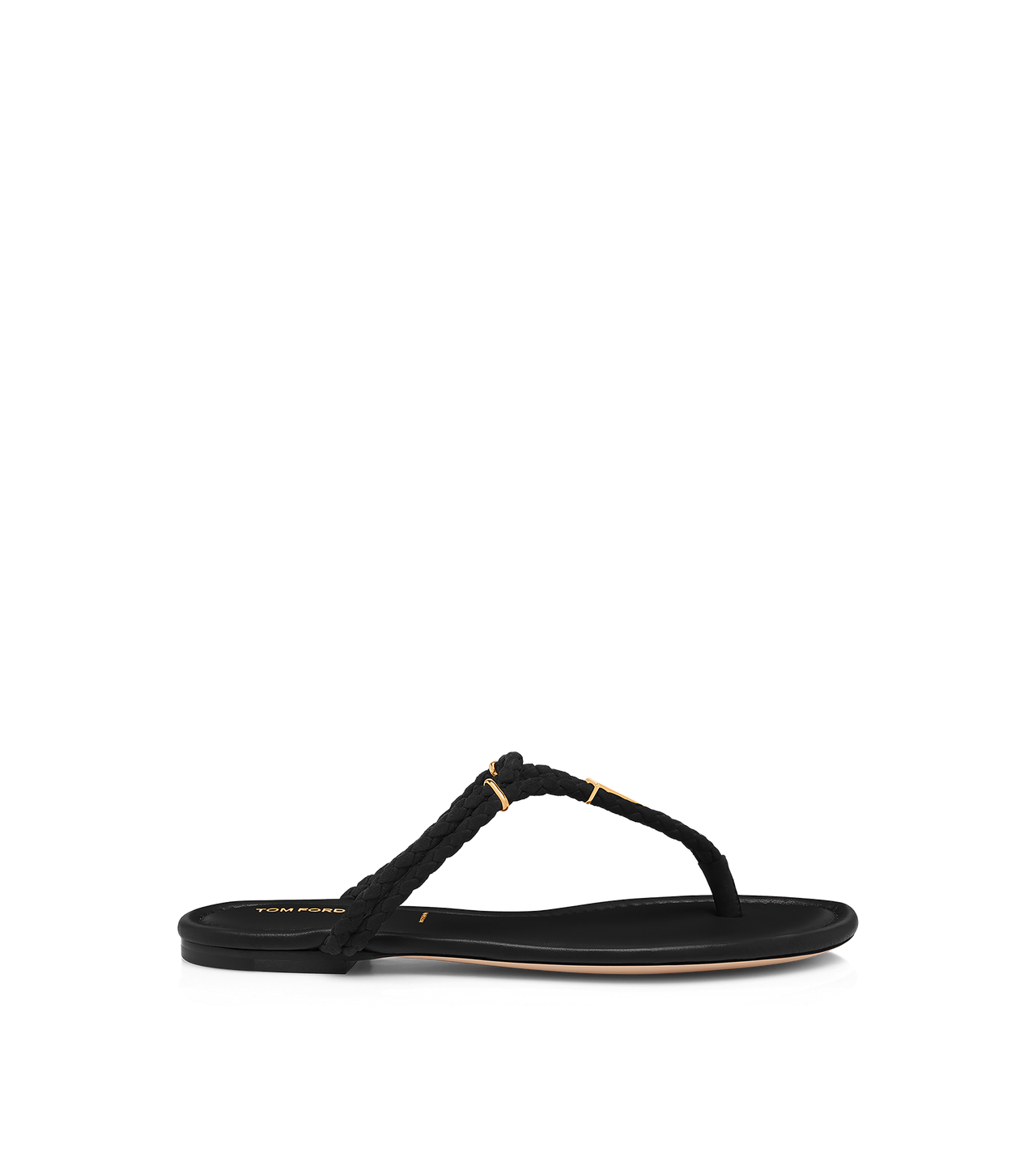 WOVEN SUEDE LILY THONG SANDAL image number 0