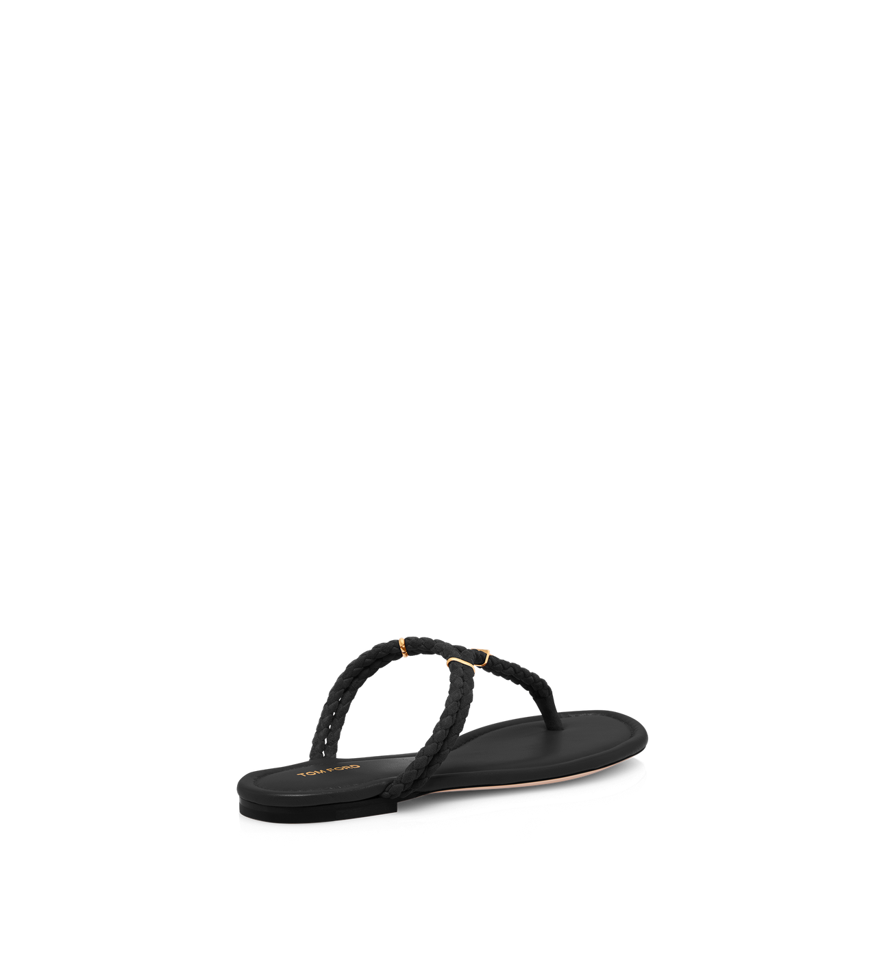 WOVEN SUEDE LILY THONG SANDAL image number 2
