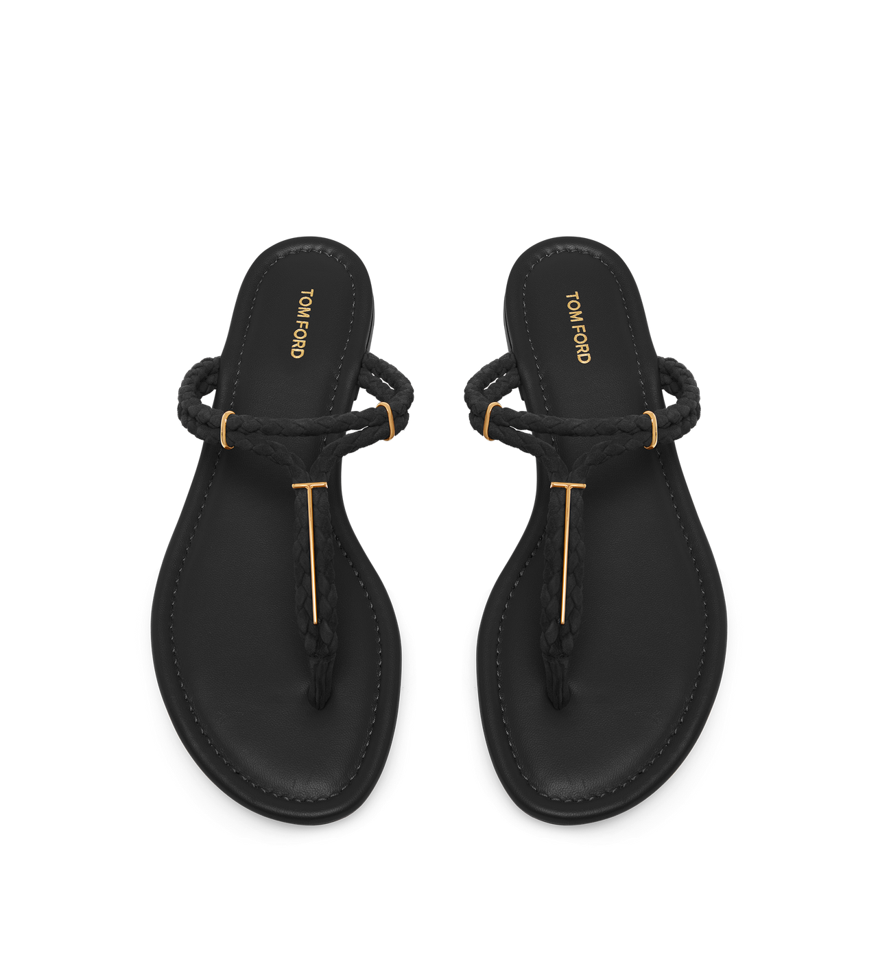 WOVEN SUEDE LILY THONG SANDAL image number 3