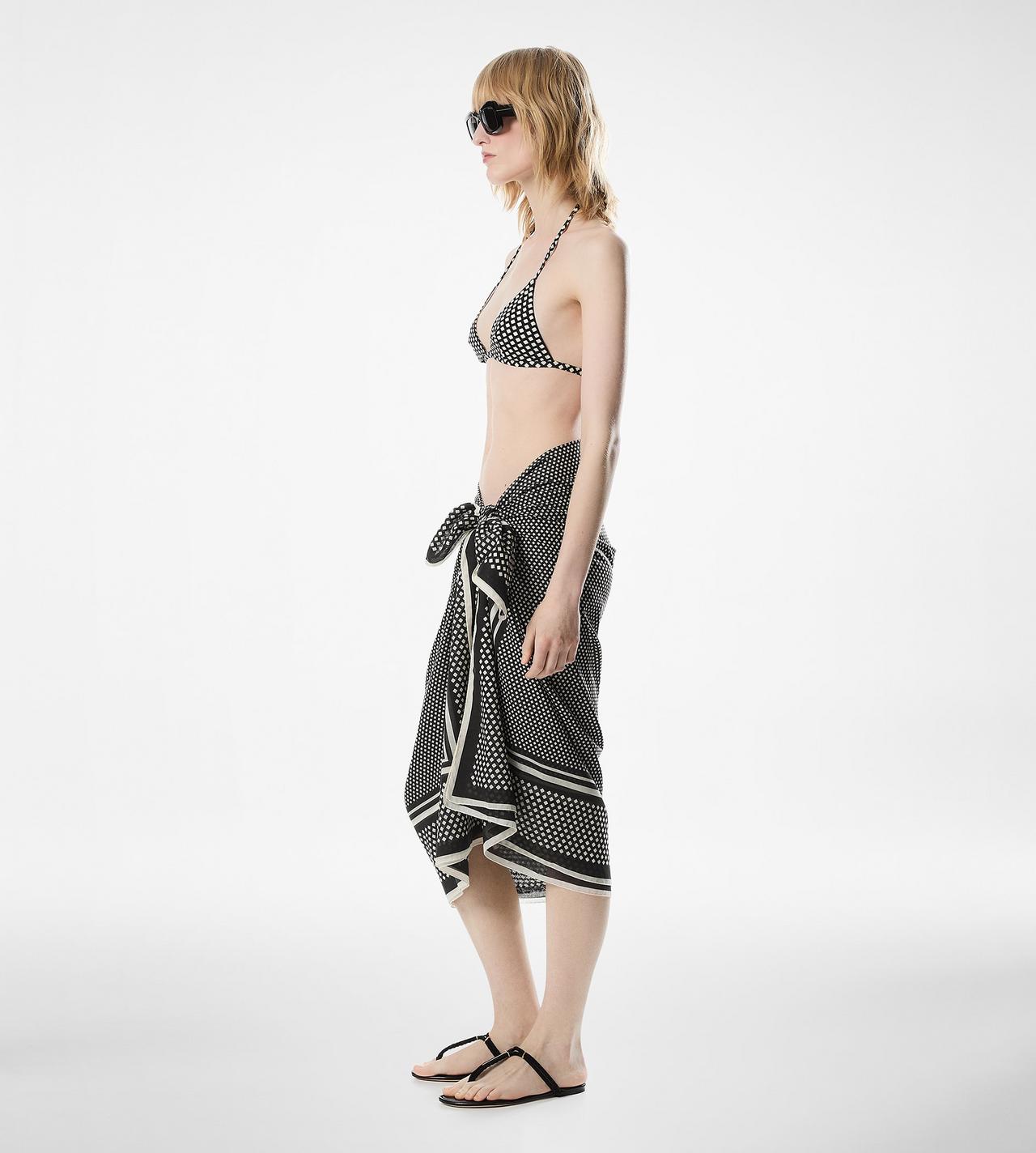 WOVEN SUEDE LILY THONG SANDAL image number 5