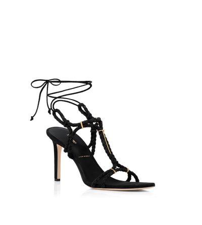 WOVEN SUEDE LILY SANDAL image number 1