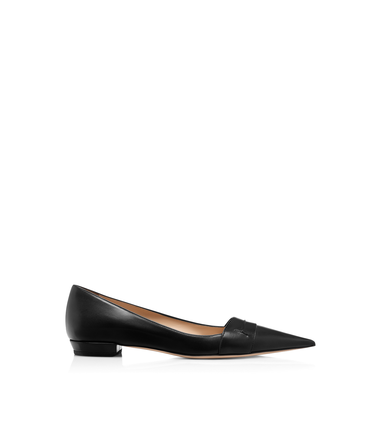 LEATHER EVA BALLERINA image number 0