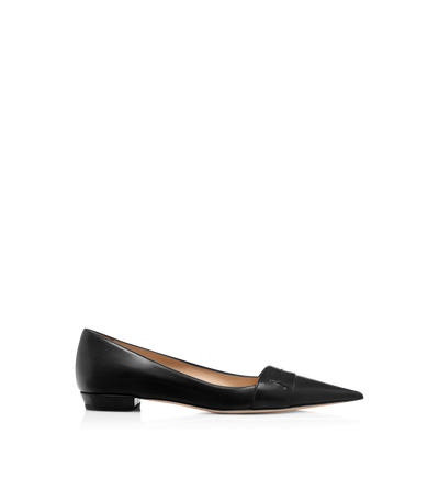 LEATHER EVA BALLERINA image number 0
