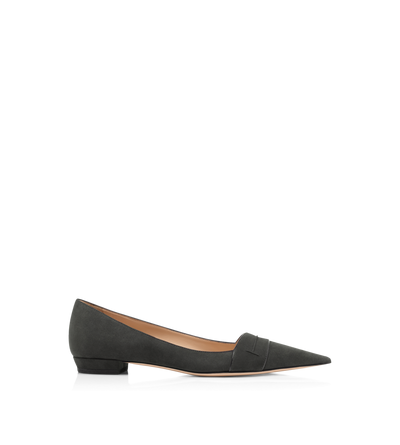 SUEDE LEATHER EVA BALLERINA image number 0