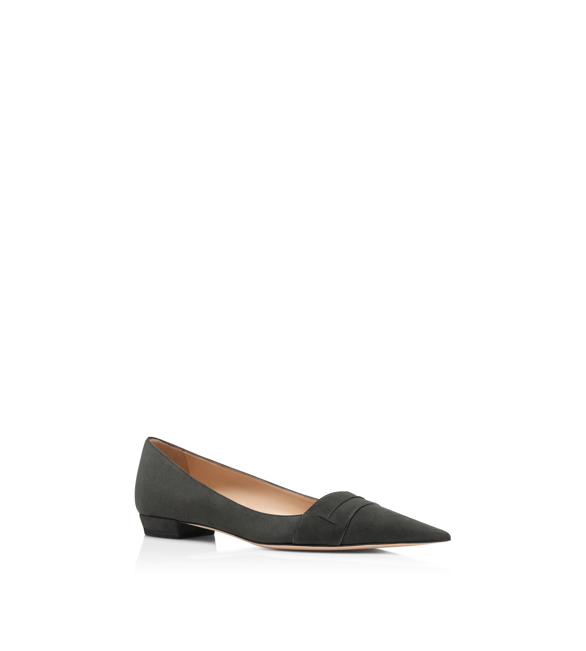 SUEDE LEATHER EVA BALLERINA