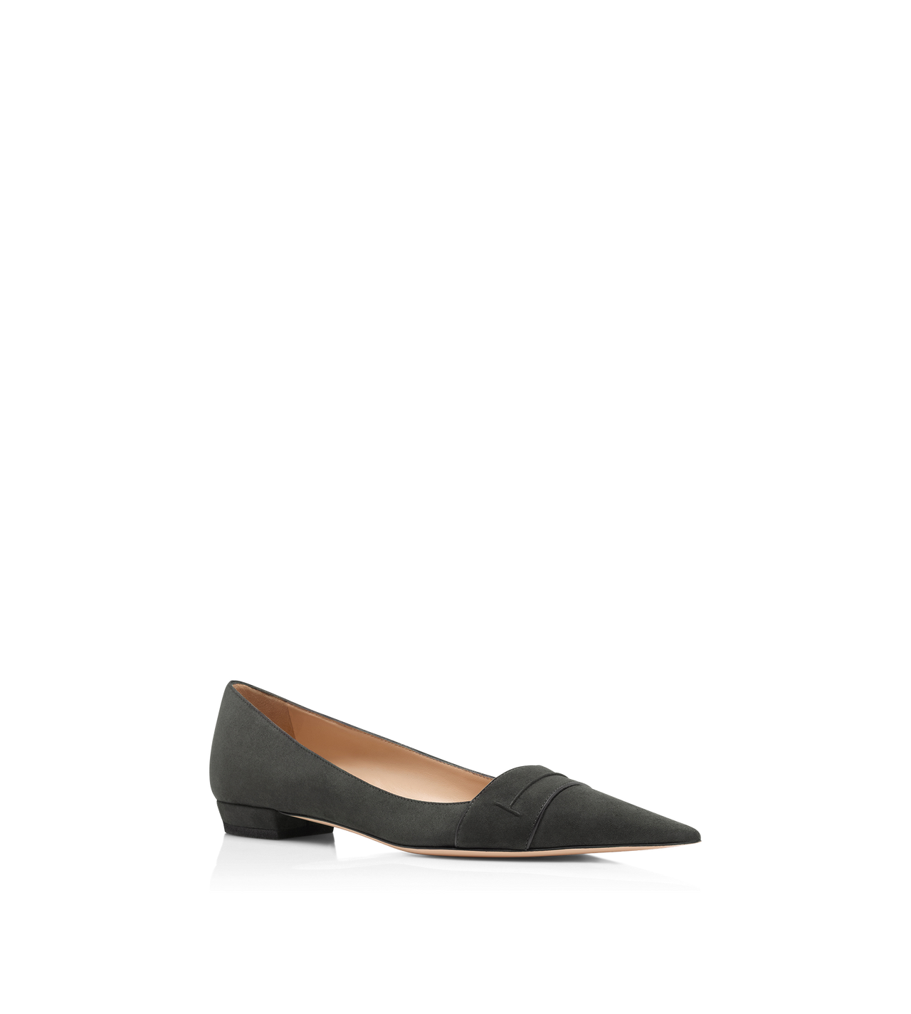 SUEDE LEATHER EVA BALLERINA image number 1