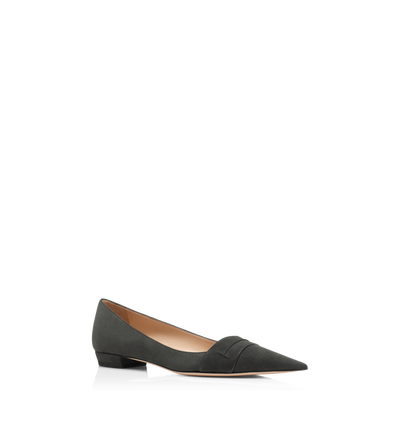 SUEDE LEATHER EVA BALLERINA image number 1