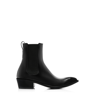 BURNISHED LEATHER CHELSEA BOOT image number 0