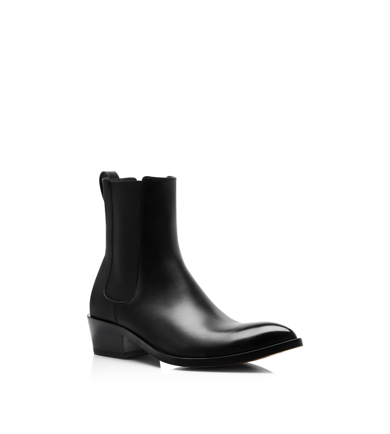 BURNISHED LEATHER CHELSEA BOOT image number 1