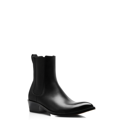 BURNISHED LEATHER CHELSEA BOOT image number 1