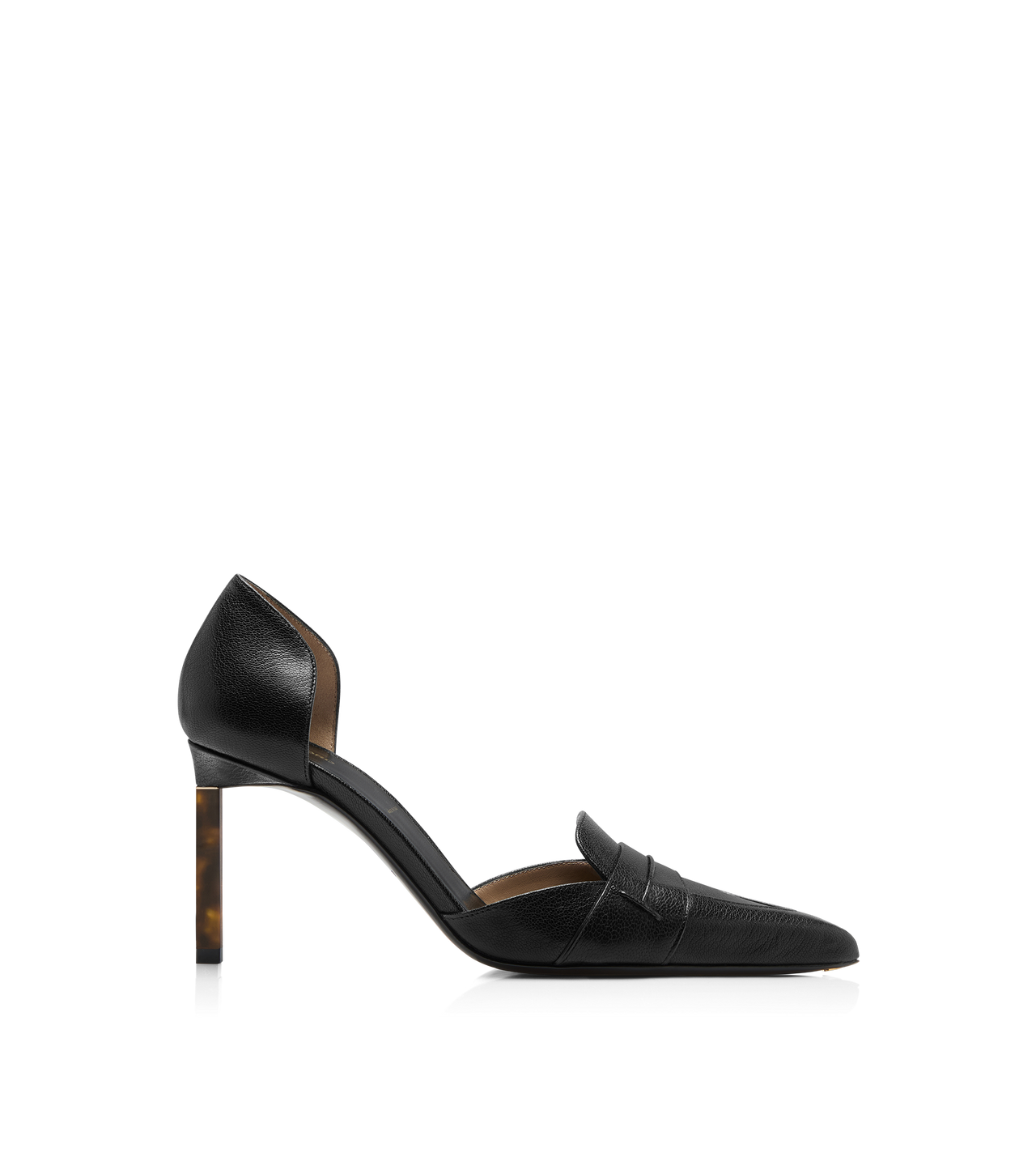 SUPPLE GRAIN LEATHER EVA D'ORSAY PUMP image number 0
