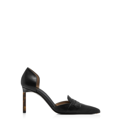 SUPPLE GRAIN LEATHER EVA D'ORSAY PUMP image number 0