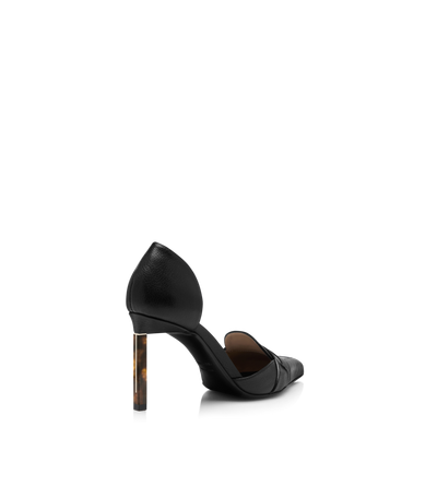 SUPPLE GRAIN LEATHER EVA D'ORSAY PUMP image number 2