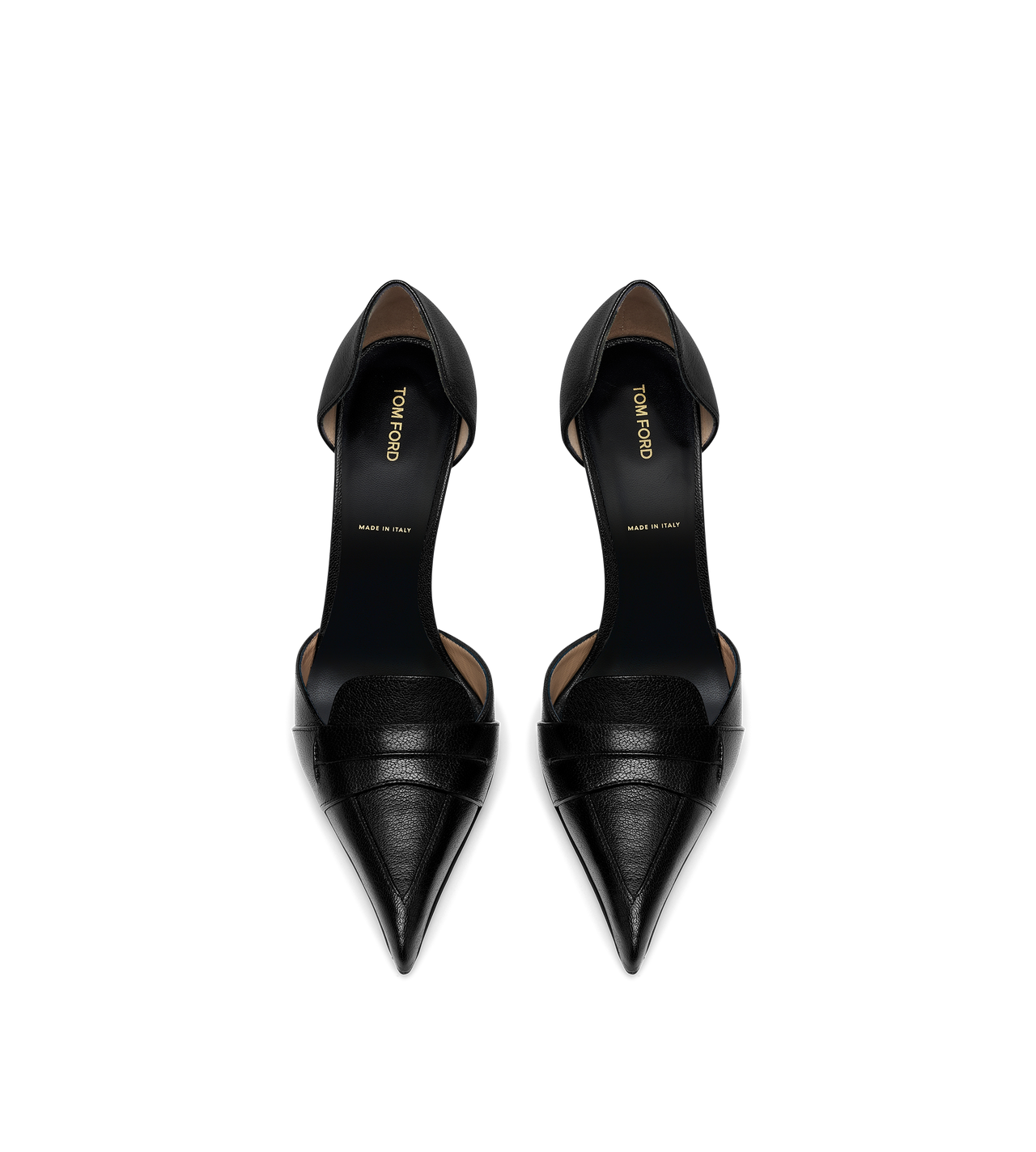 SUPPLE GRAIN LEATHER EVA D'ORSAY PUMP image number 3