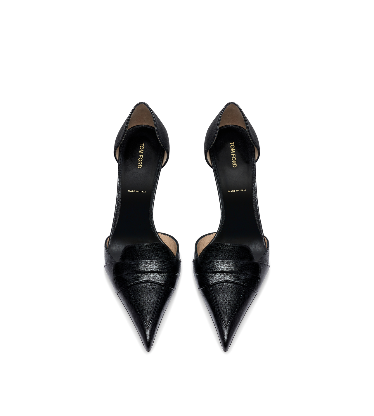 SUPPLE GRAIN LEATHER EVA D'ORSAY PUMP image number 3
