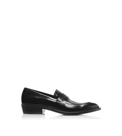 BRUSHED LEATHER EVA LOAFER image number 0