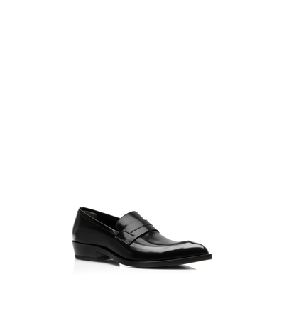 BRUSHED LEATHER EVA LOAFER image number 1