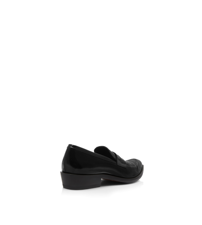 BRUSHED LEATHER EVA LOAFER image number 2