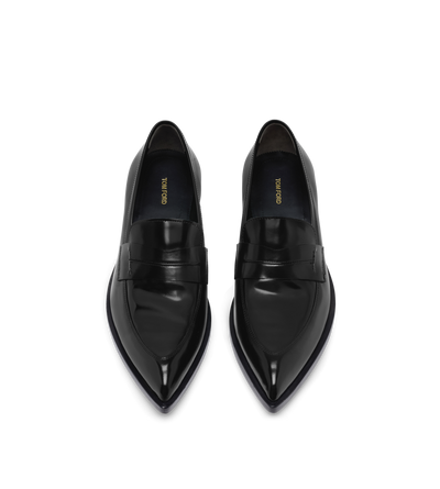BRUSHED LEATHER EVA LOAFER image number 3