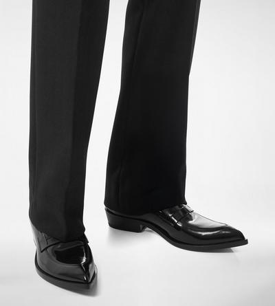BRUSHED LEATHER EVA LOAFER image number 5