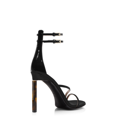 PATENT LEATHER ANKLE STRAP SANDAL image number 2