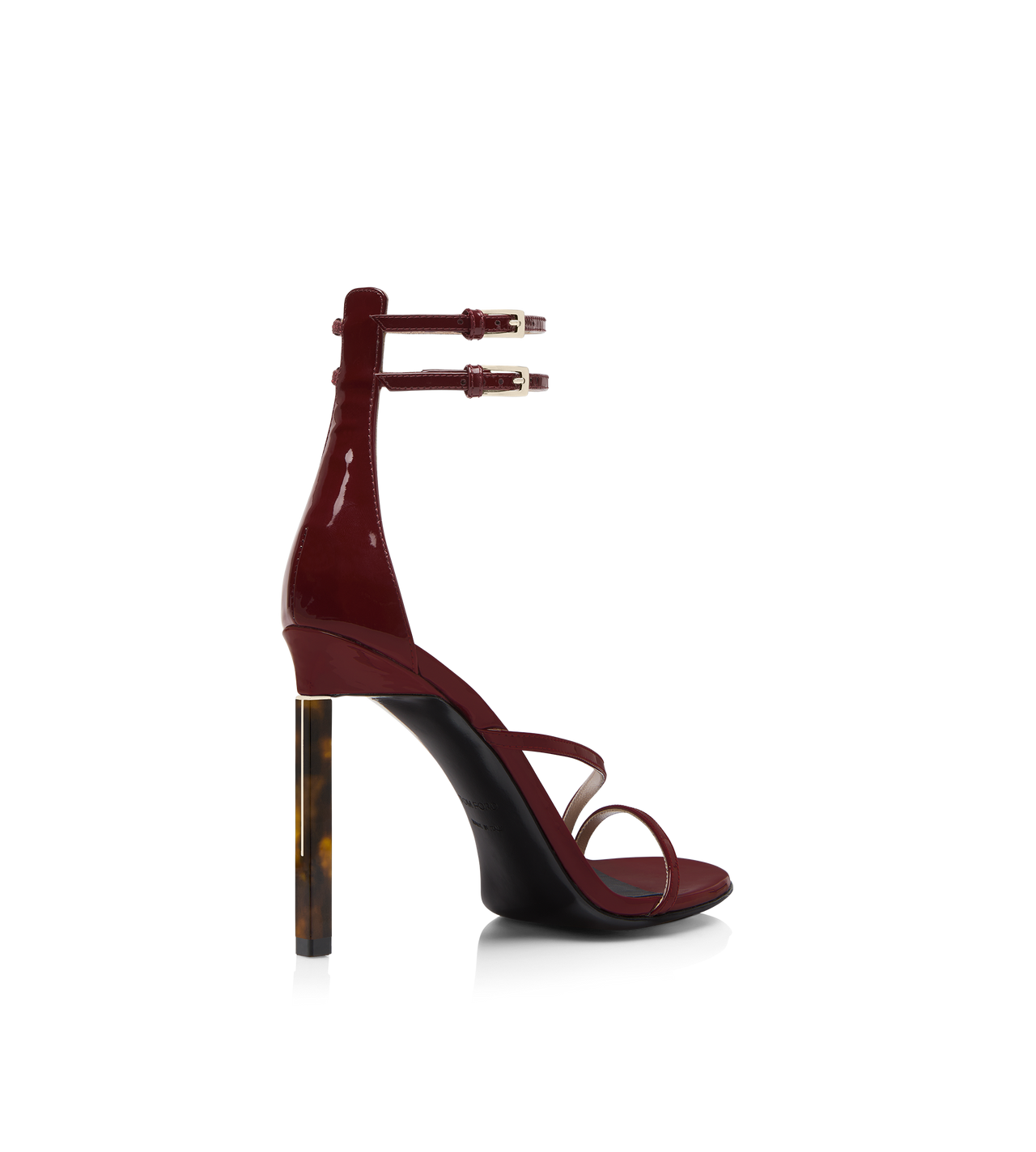 PATENT LEATHER ANKLE STRAP SANDAL image number 2