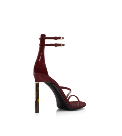 PATENT LEATHER ANKLE STRAP SANDAL image number 2