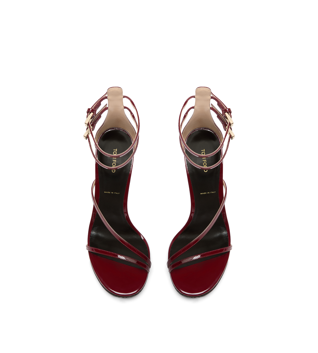 PATENT LEATHER ANKLE STRAP SANDAL image number 3