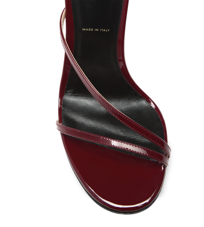 PATENT LEATHER ANKLE STRAP SANDAL image number 4