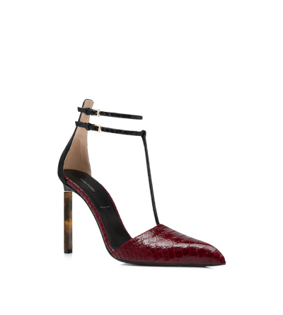 PRINTED PYTHON T STRAP PUMP image number 1