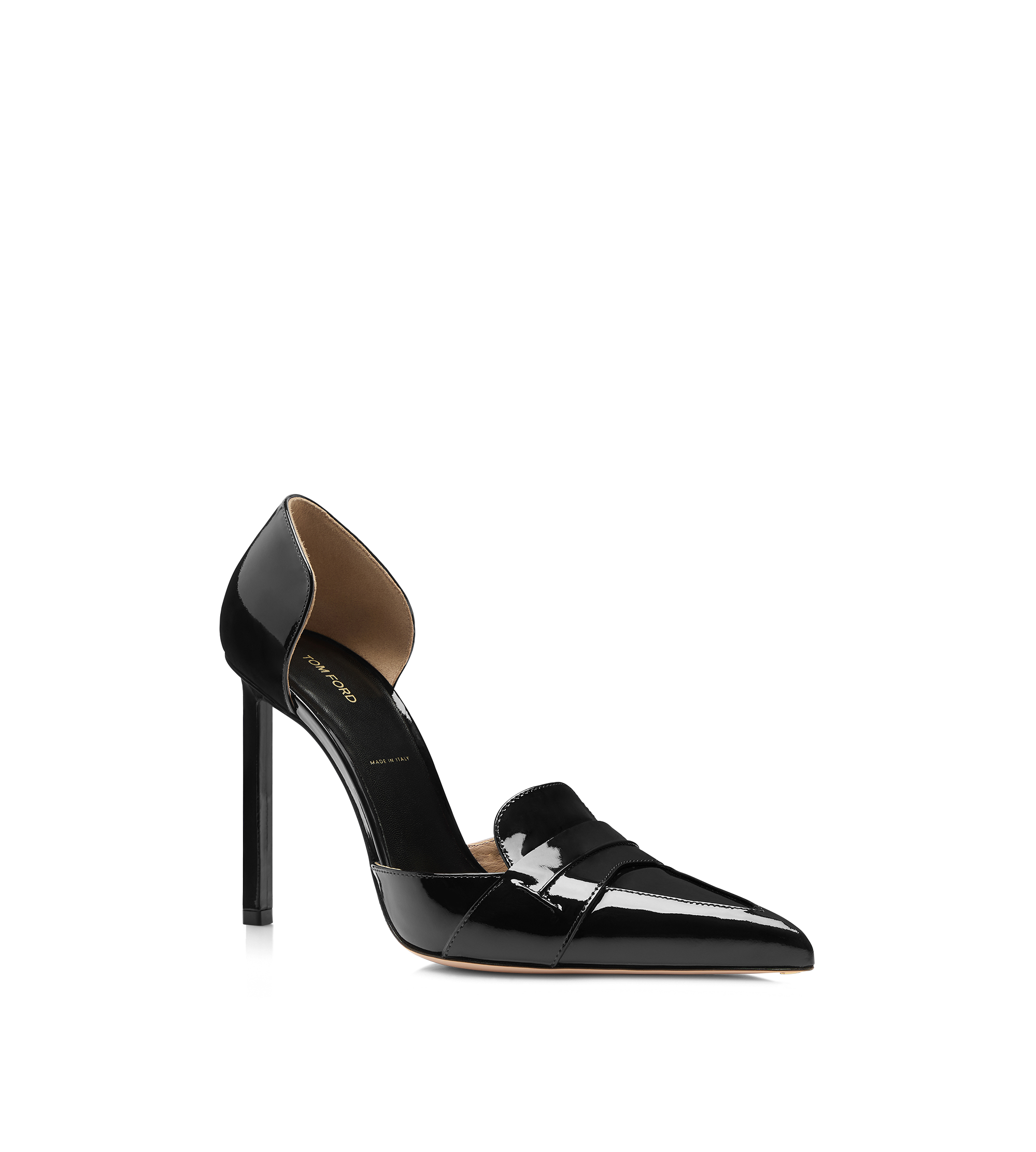PATENT LEATHER EVA D'ORSAY PUMP