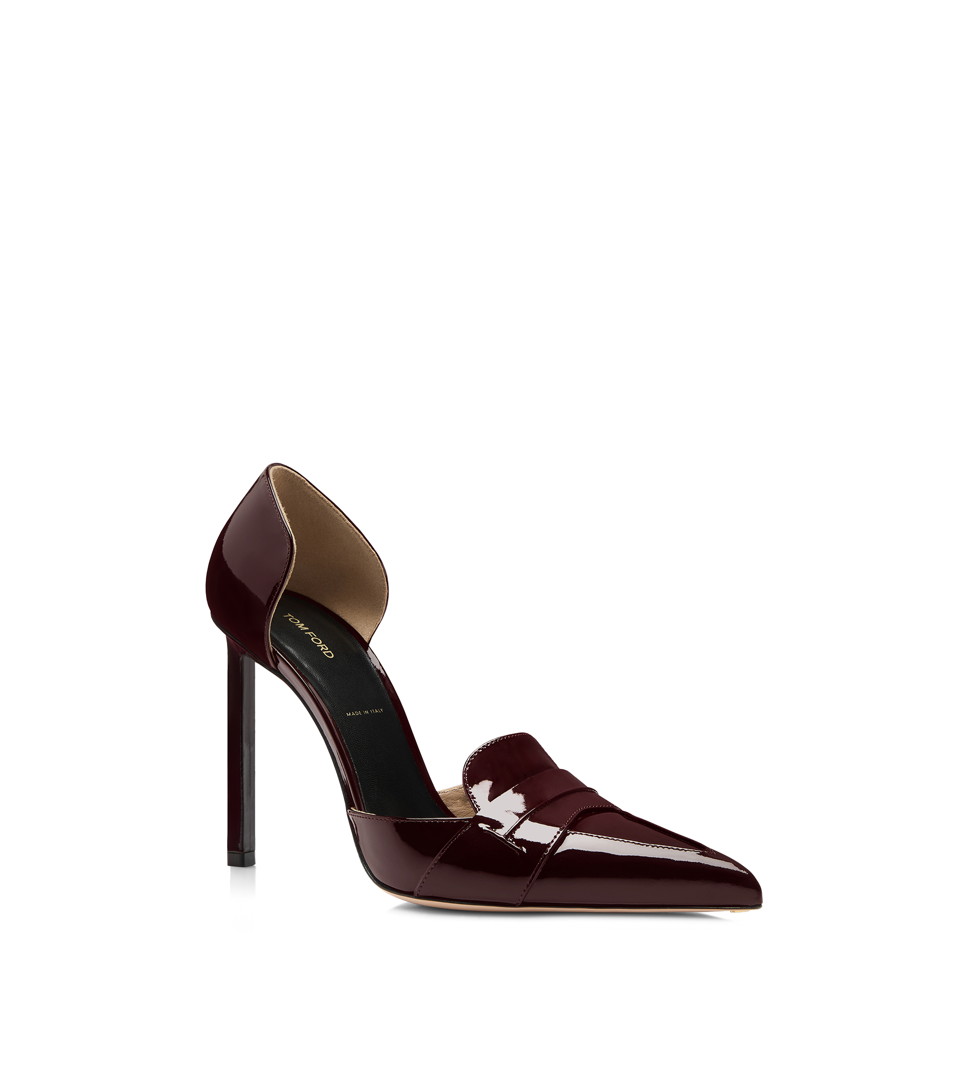 PATENT LEATHER EVA D'ORSAY PUMP