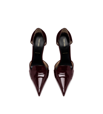 PATENT LEATHER EVA D'ORSAY PUMP image number 3