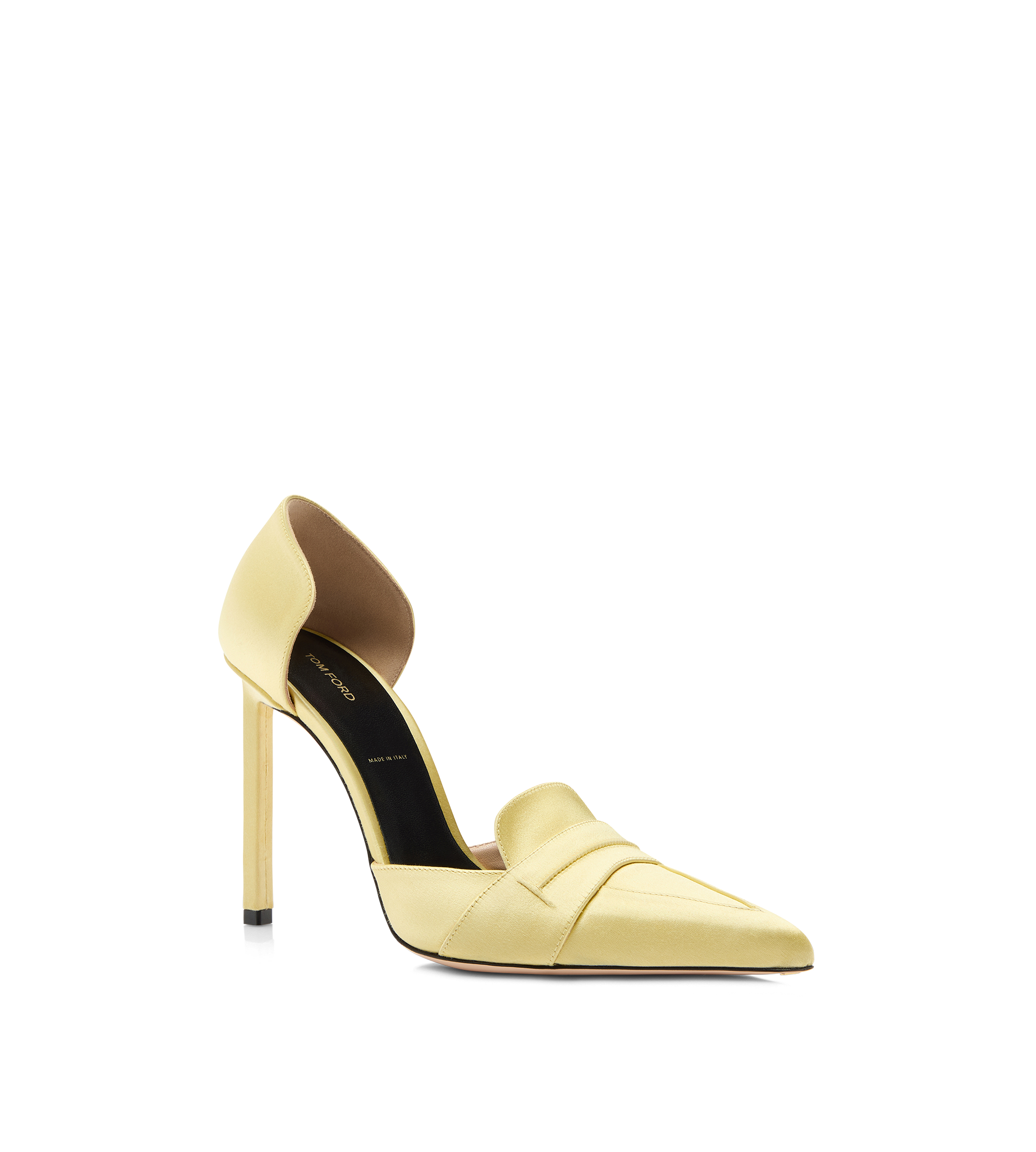 SATIN EVA D'ORSAY PUMP
