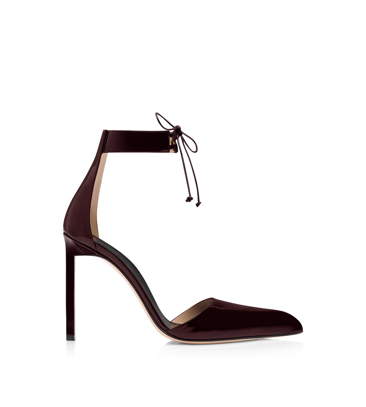 PATENT LEATHER ANKLE STRAP PUMP image number 0
