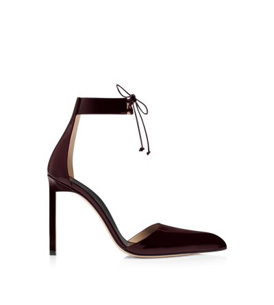 PATENT LEATHER ANKLE STRAP PUMP image number 0
