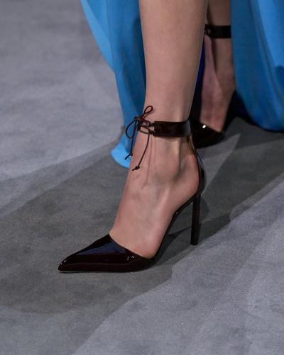 PATENT LEATHER ANKLE STRAP PUMP image number 7