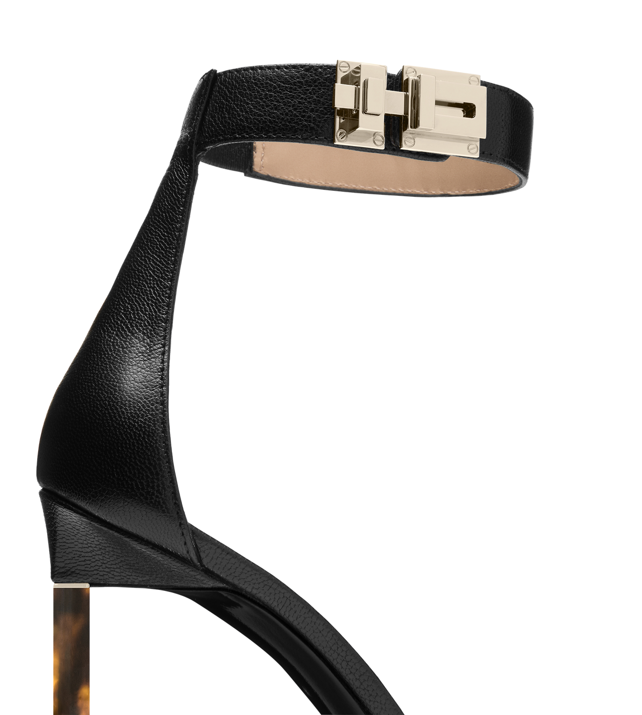 SUPPLE GRAIN LEATHER T LATCH ANKLE STRAP PUMP image number 4