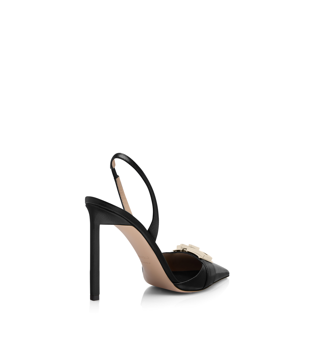 SUPPLE GRAIN LEATHER T LATCH SLINGBACK image number 2